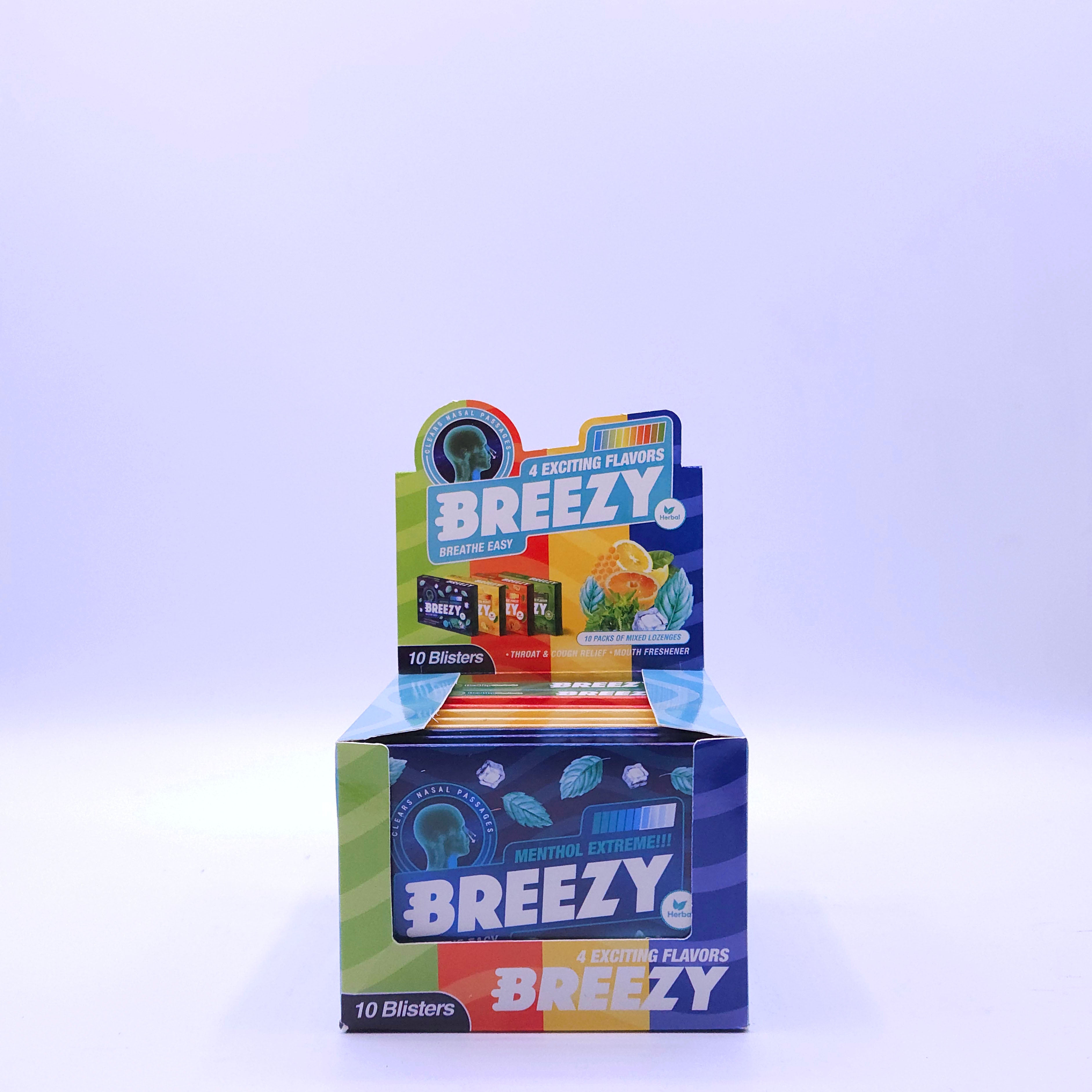 Breezy Lozenges - Mixed Flavoured box